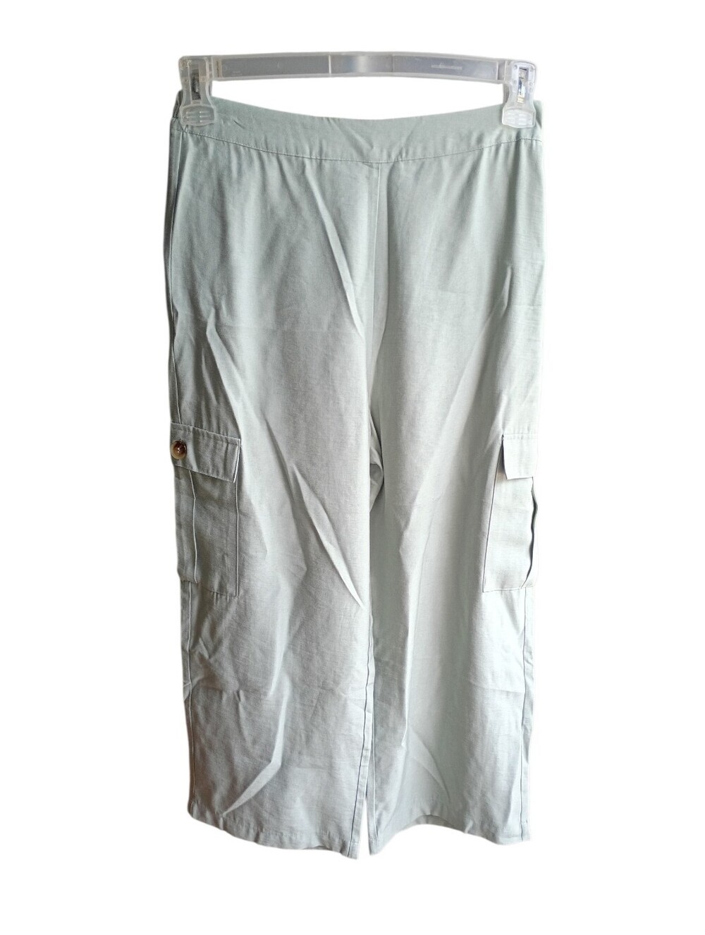 NWT Naked Zebra Light Green Flowy Pants